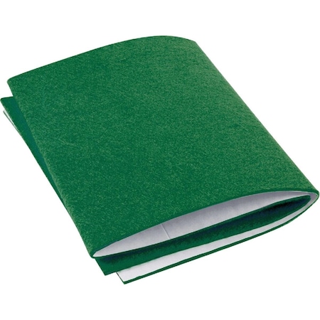 All-Source 18 In. x 6 In. Green Self Adhesive Felt Blanket 227695